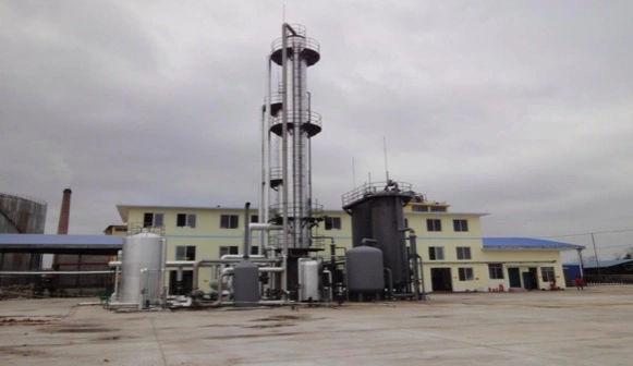 Absorción química de biogás de actualizar el sistema de purificación de Gas Natural Comprimido (GNC)