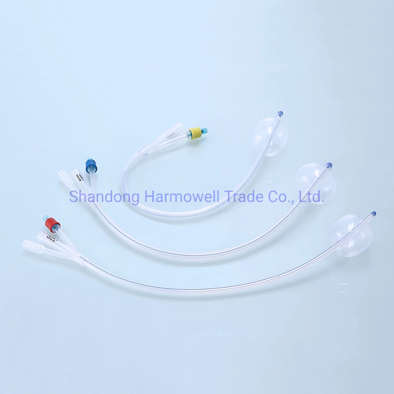 Hosoital Supply Disposable Silicone Foely balloon Catheter