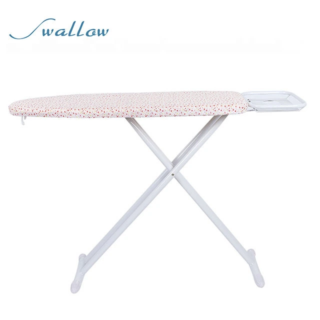 Ironing Board Ironing Table with Cover Steam Iron Rest Height Adjustable, Lightweight Ironing Board Swallow