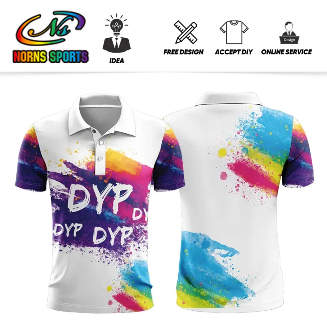 Custom Logo T Shirt Team Sportswear Wholesale/Supplier Clothes Sublimation Polo Shirt