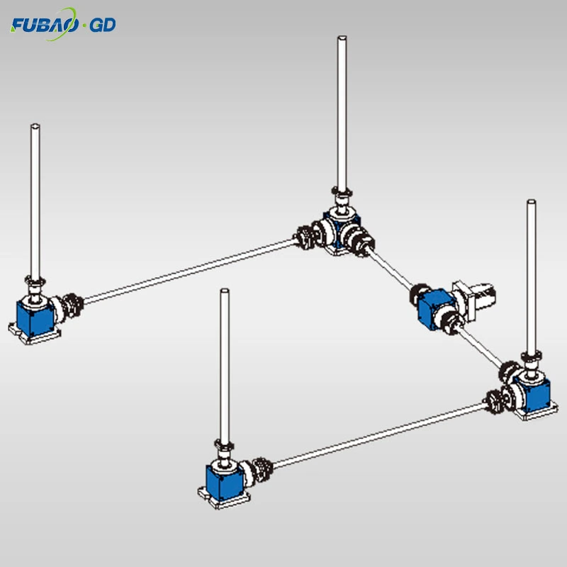 Low Noise High Precision Reducer Lifting Platform Screw Elevator