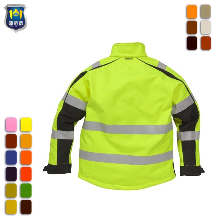 Moda Ropa de trabajo mecánico Hi Vis uniformes chaquetas Ropa de trabajo de seguridad