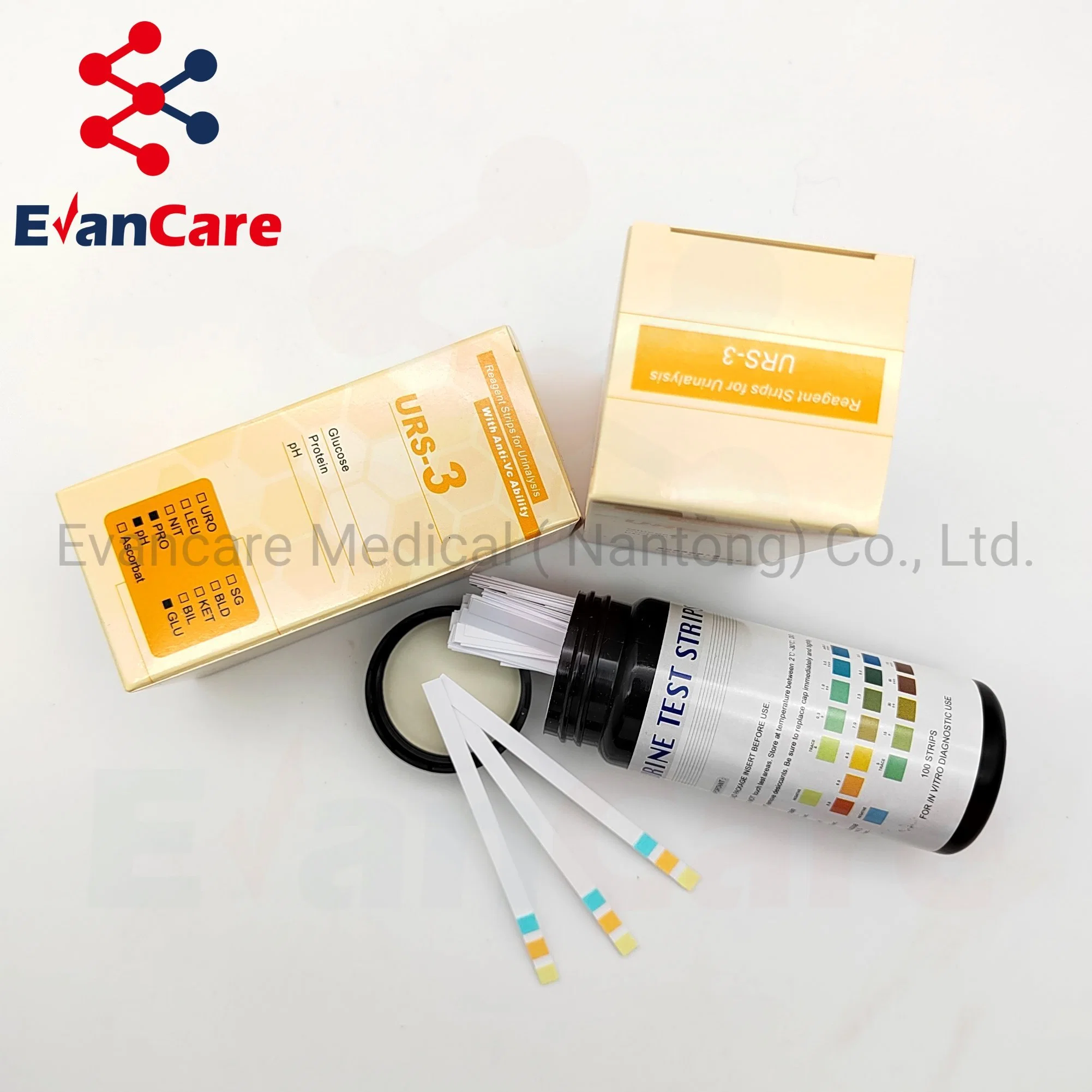 Evancare Urine Analysis Strips&Test Strips Urine Medical Lab Equipments