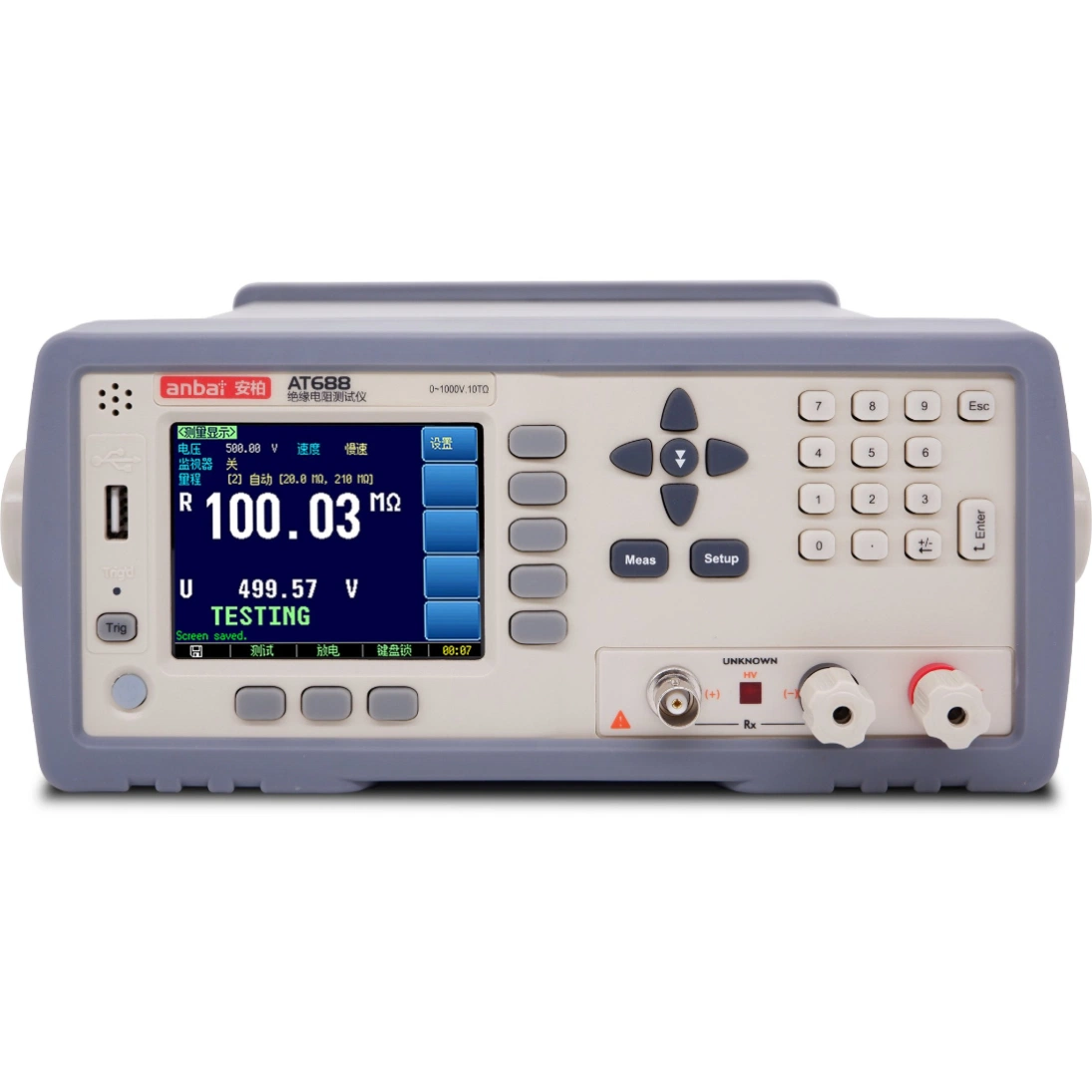 At688 1000V 100K Ohm Leakage Current and Insulation Resistance Tester