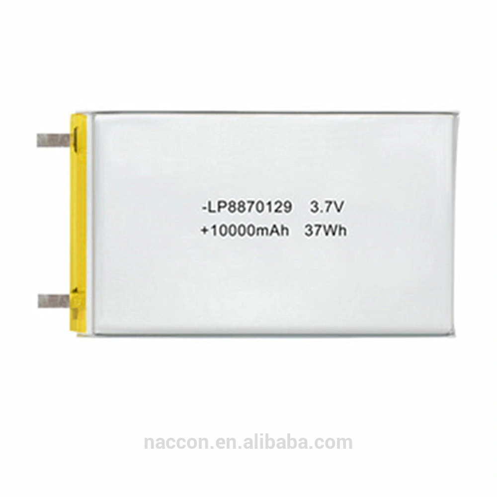 1265135 Lithium Polymer Batteries Cell 10000mAh OEM Supported for Bluetooth Headset