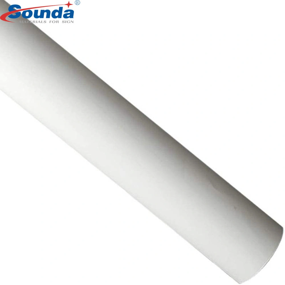 100 Micron 140 Gram White Self Adhesive Vinyl Film