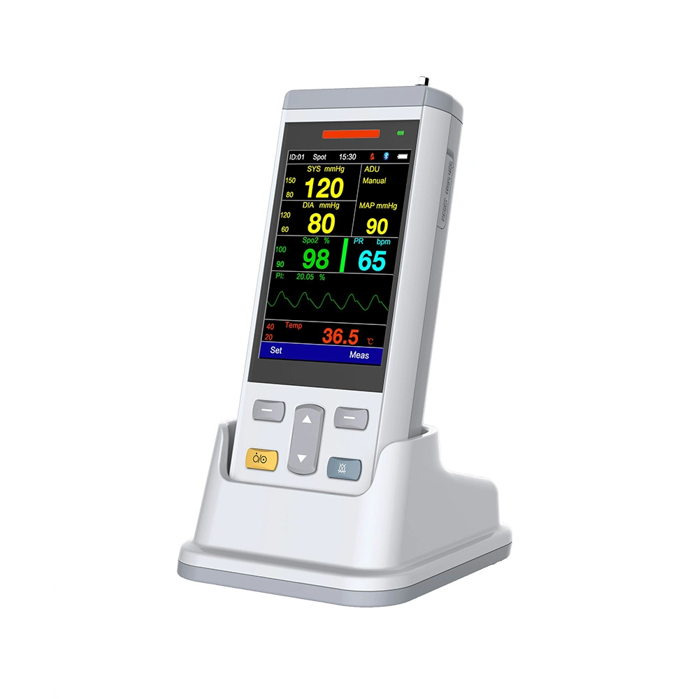 Medical Equipment ICU Multiparameter Veterinary Patient Smart Portable Vital Signs Monitor