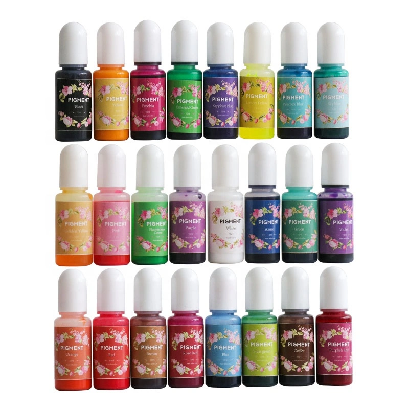 0.35 Oz/10ml Each Epoxy Resin Tint for UV Resin Coloring