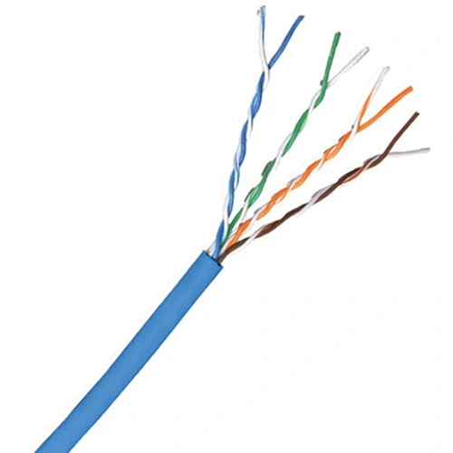 كبل الأسلاك النحاسي 23AWG CAT6 LAN كبل 305m Roll Price بجودة جيدة