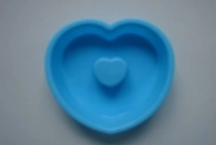 Single Love Shape Silicone Cake Mold Single Hole Baking Pan Muffin Cup DIY Baking Tool