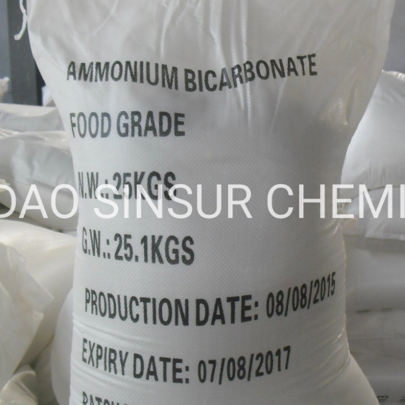 Food Grade Additive Ingredients CAS: 1066-33-7 Baking Swelling Agent Ammonium Bicarbonate