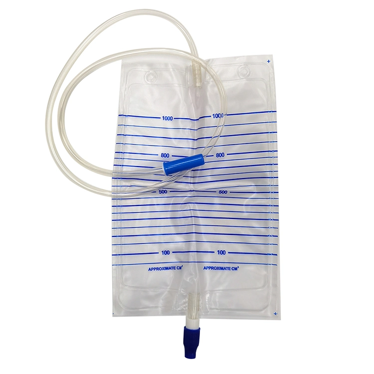 Urine Bag Disposable 2000ml Urine Bag Medical Transparent Drainage Collection Bag