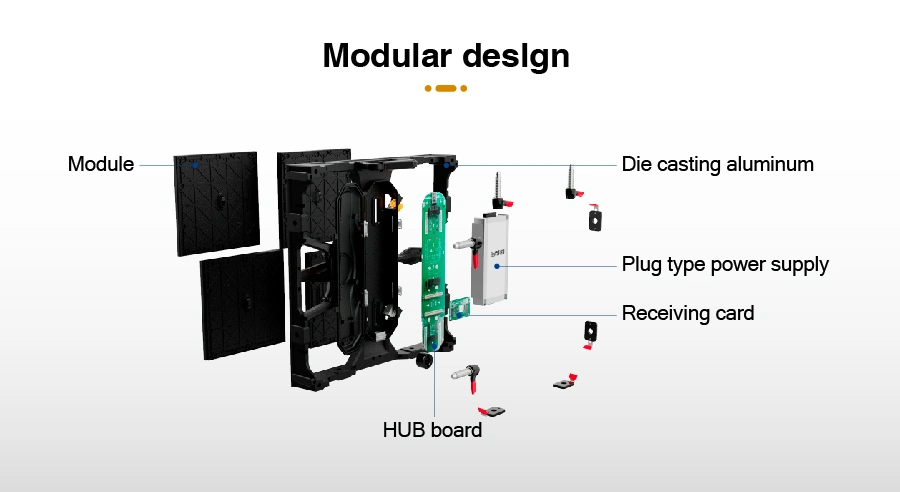 HD Full Color Indoor P2.604 P2.976 P3.91 Rental LED Display Advertising Video Wall LED Display for Rental