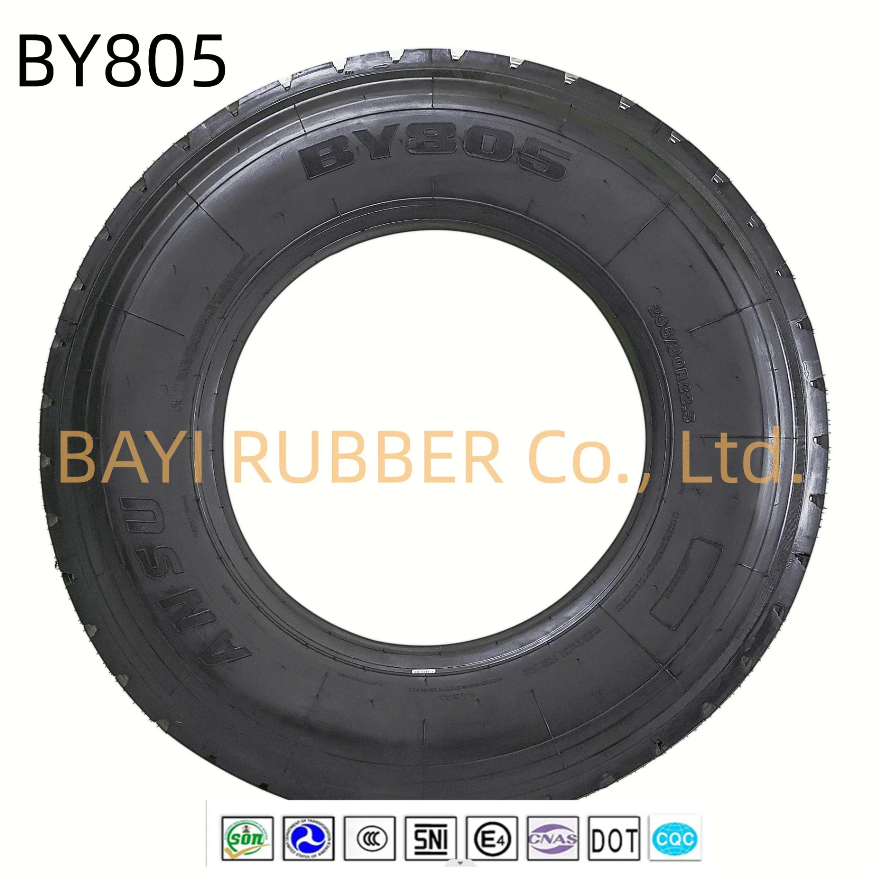 Bayi Factory, 295/80r22.5, By805, TBR, Radial Tyre, Bus/Truck Tire