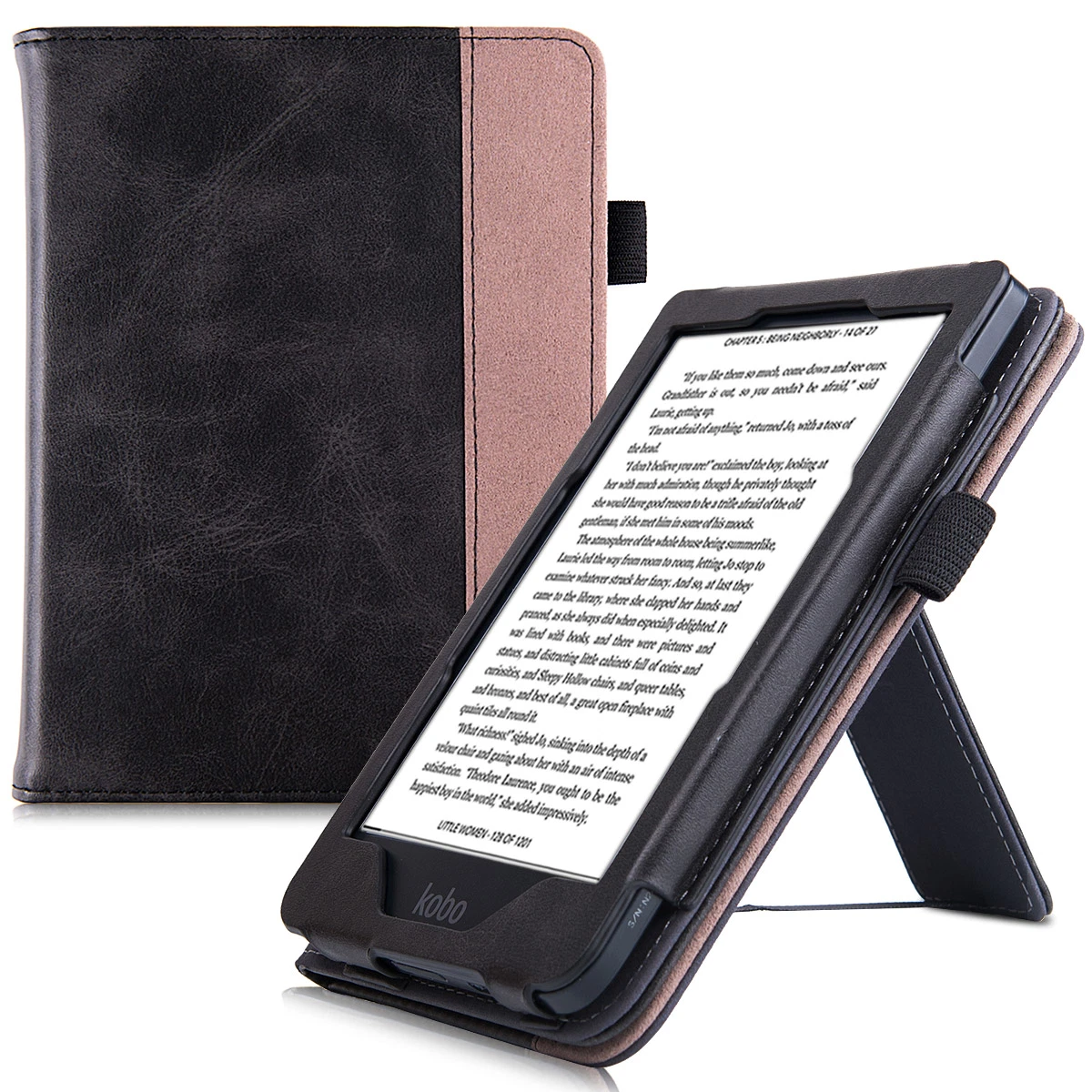 2018 Release Kobo Clara HD 6 Zoll Smart Case Cover Mit Standschutz für automatische Schlaffunktion