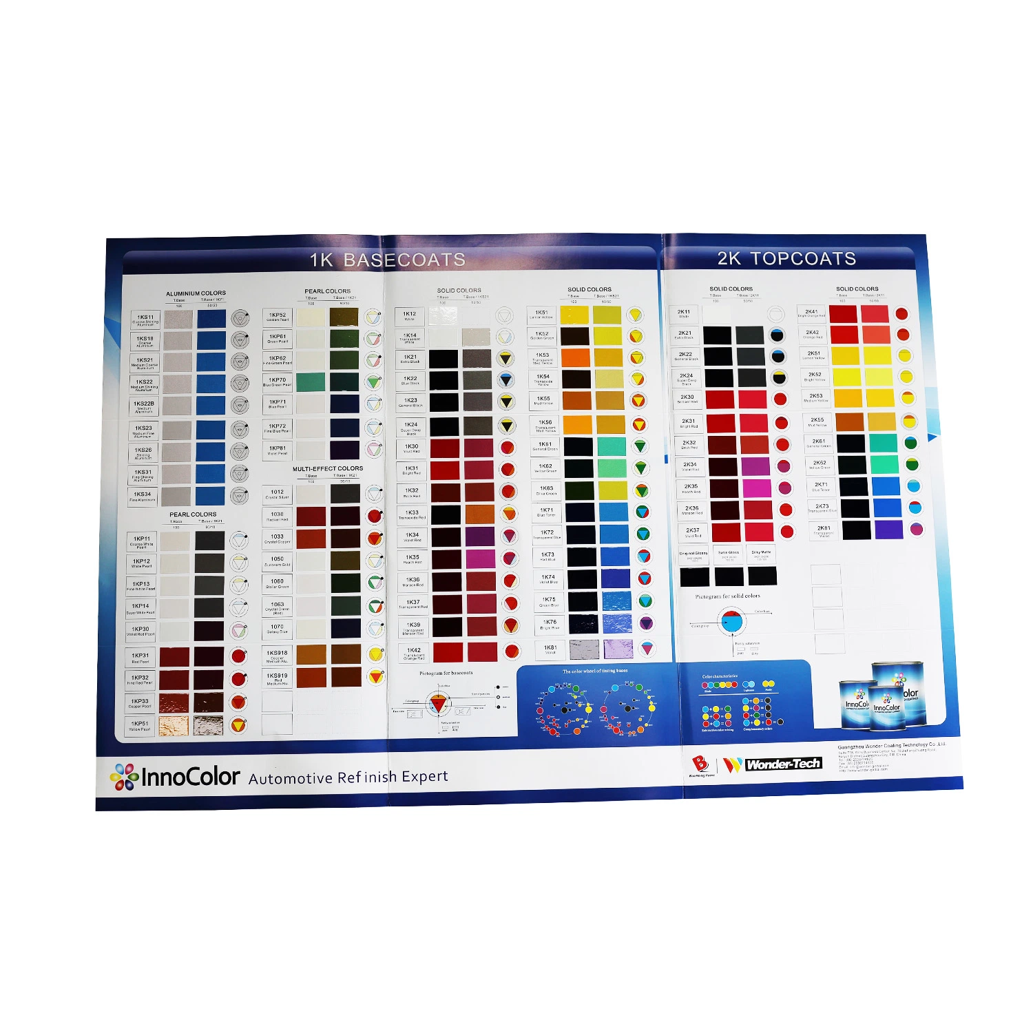 Acrylic Car Refinish Paint Automotive Mixing System Innocolor Auto Color Matching Machine Byk Spectrophotometer