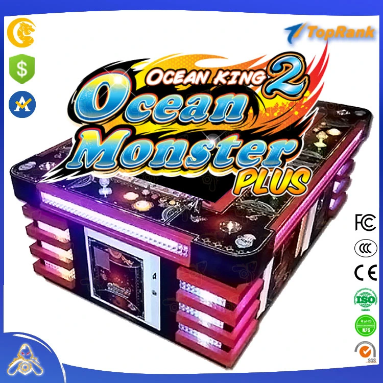 Famosa fábrica chinesa fabricante Casino Arcade por grosso de Diversões Jogos a Dinheiro Tabela de Habilidades de peixes Shoting máquina de jogos Ocean King 2 Ocean Monster Plus