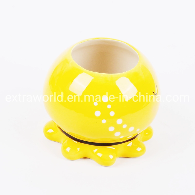 Ceramic Tableware Toothpick Cup for Home Daily Use Handpainting Toothpick Holder