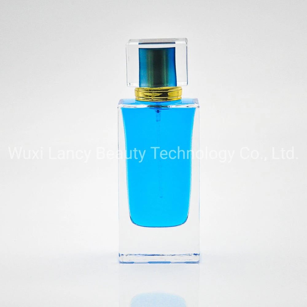 30ml 50ml 70ml Beauty Care Luxury Perfume Glass Bottle with Crimped Sprayer and Plastic Cap of Cosmetic Packaging Empty Bottle