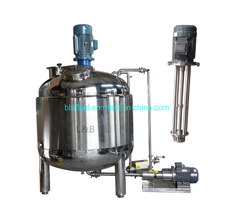 Jacketed Heating Stainless Steel Liquid Mixer Vessel