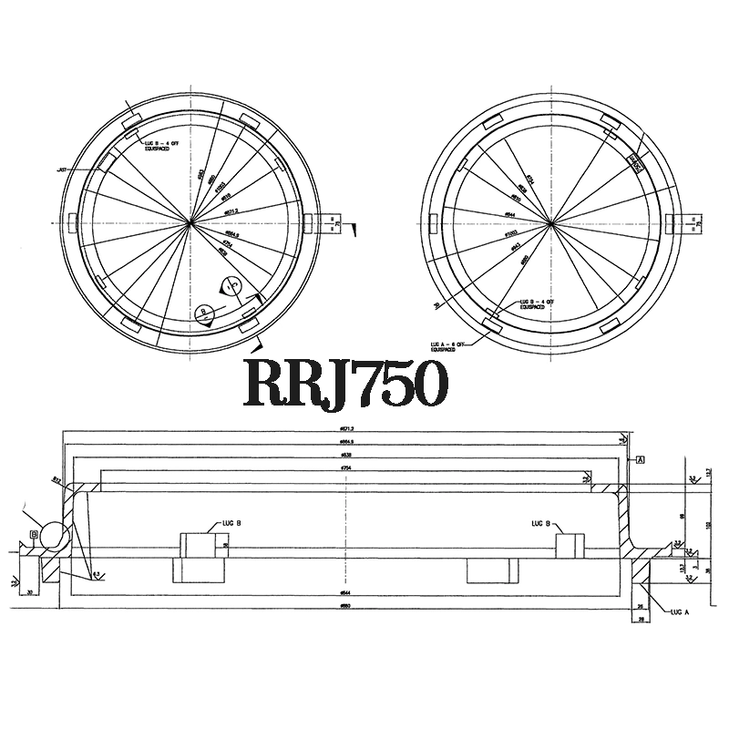 RRJ 750mm Concrete Pipes Pipe Pallet