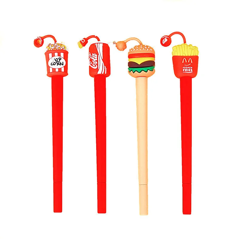 Creative Burger Gourmet Gel Pen School Student Kids Gel Pens