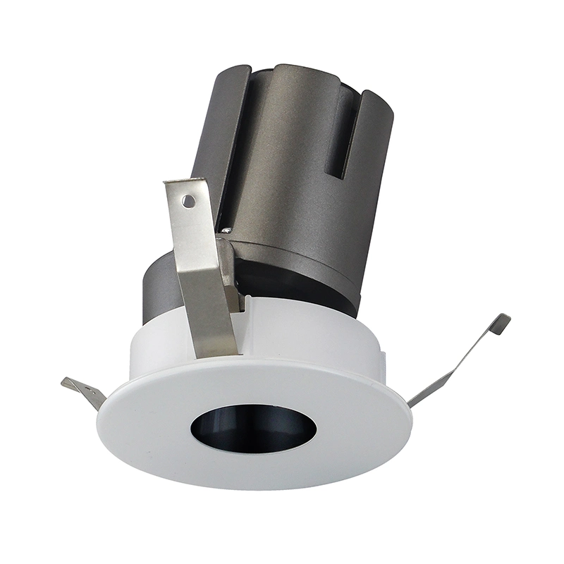 Ángulo ajustable CCT 5W 7W 9W 10W de borde estrecho atenuable CRI 80/90/97 módulo privado techo LED empotrado Interior Spot Luz abajo Luz