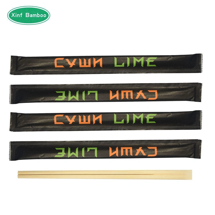 Customized Printed Full Paper Cover Food Grade High quality/High cost performance  Fancy Bamboo Chopstick