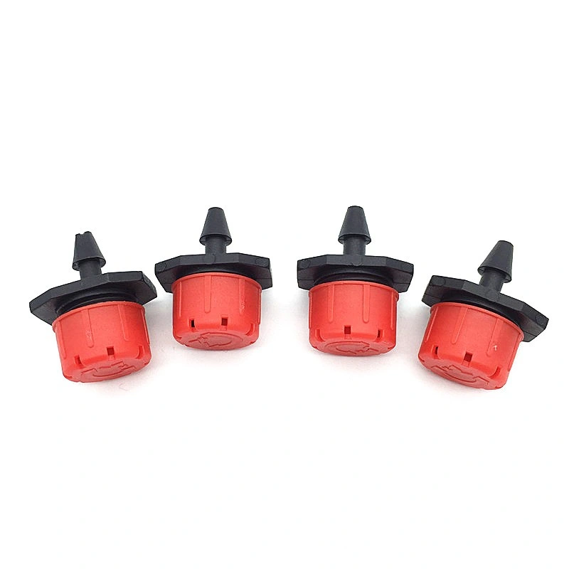 Agriculture 8 Holes Adjustable Low Pressure Garden Drip Irrigation Emitter Dripper with Tee Connector