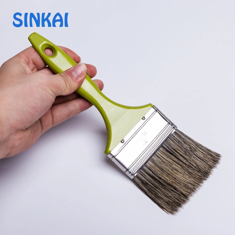 Us Market Synthetic Filament Wooden Handle Paint Brush