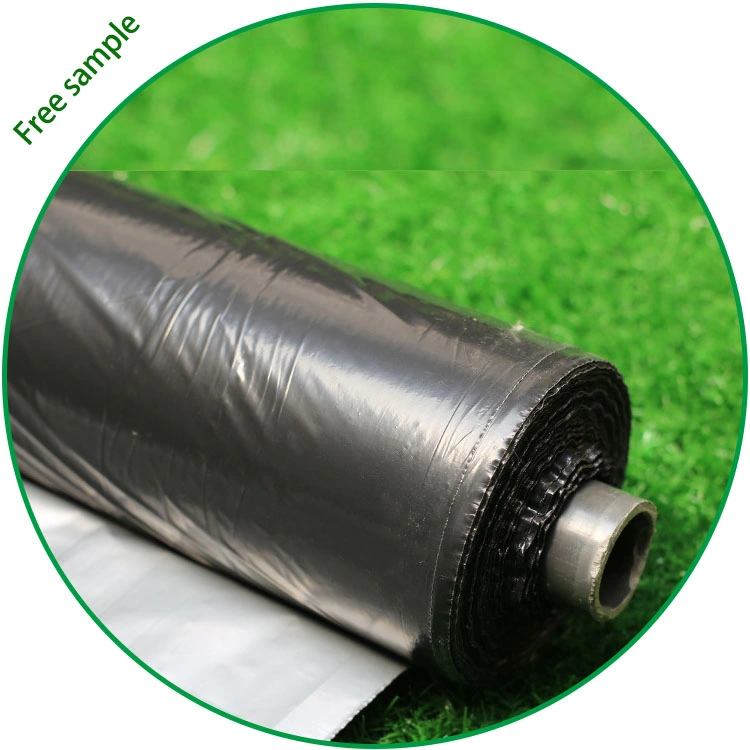 1m Width PE with UV Black Mulch Film Roll for Agriculture Garden 30 Micron LDPE Mulching Plastic Film Sheets