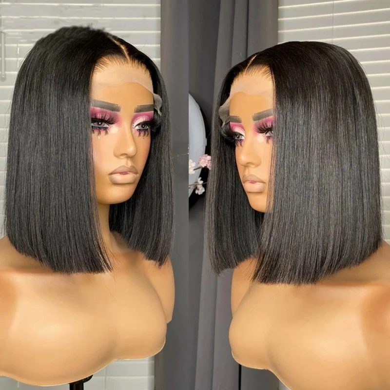 Оптовая Bob HD Lace Wig 100% Virgin Human Hair, Best Frontal Indian Wig HD Lace Original Human Hair