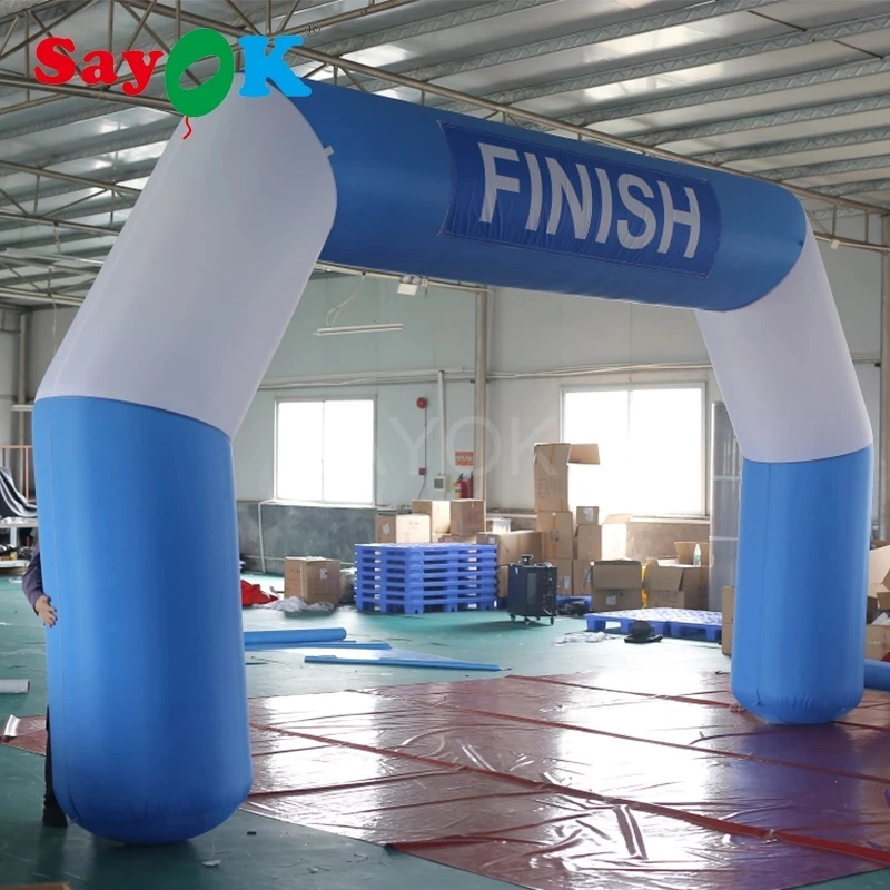 6m Arco Inflable para Evento Barato Mayorista Personalizado Impresión a Todo Color Arco Inflable con Soplador