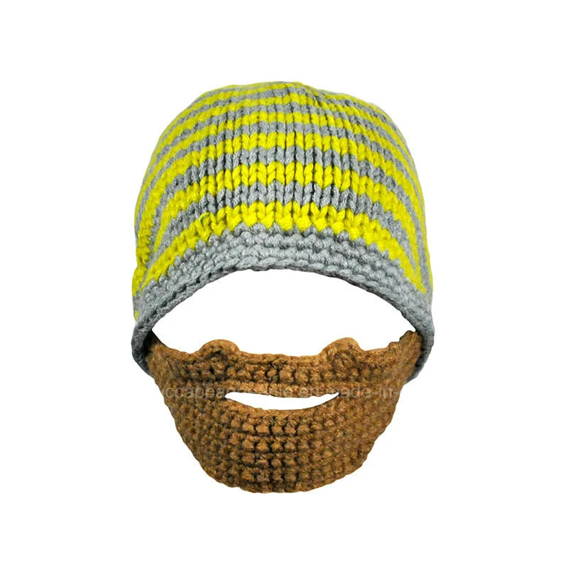 Classic Design All Custom Hand Crochet Knitted Beard Beanie