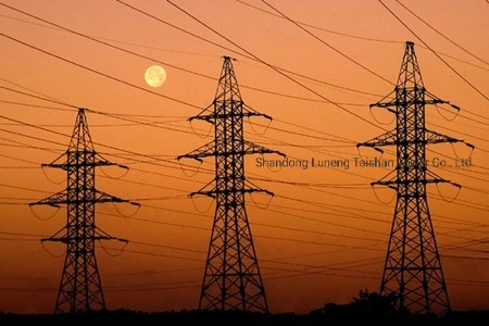 Torre de transmisión de energía eléctrica de acero