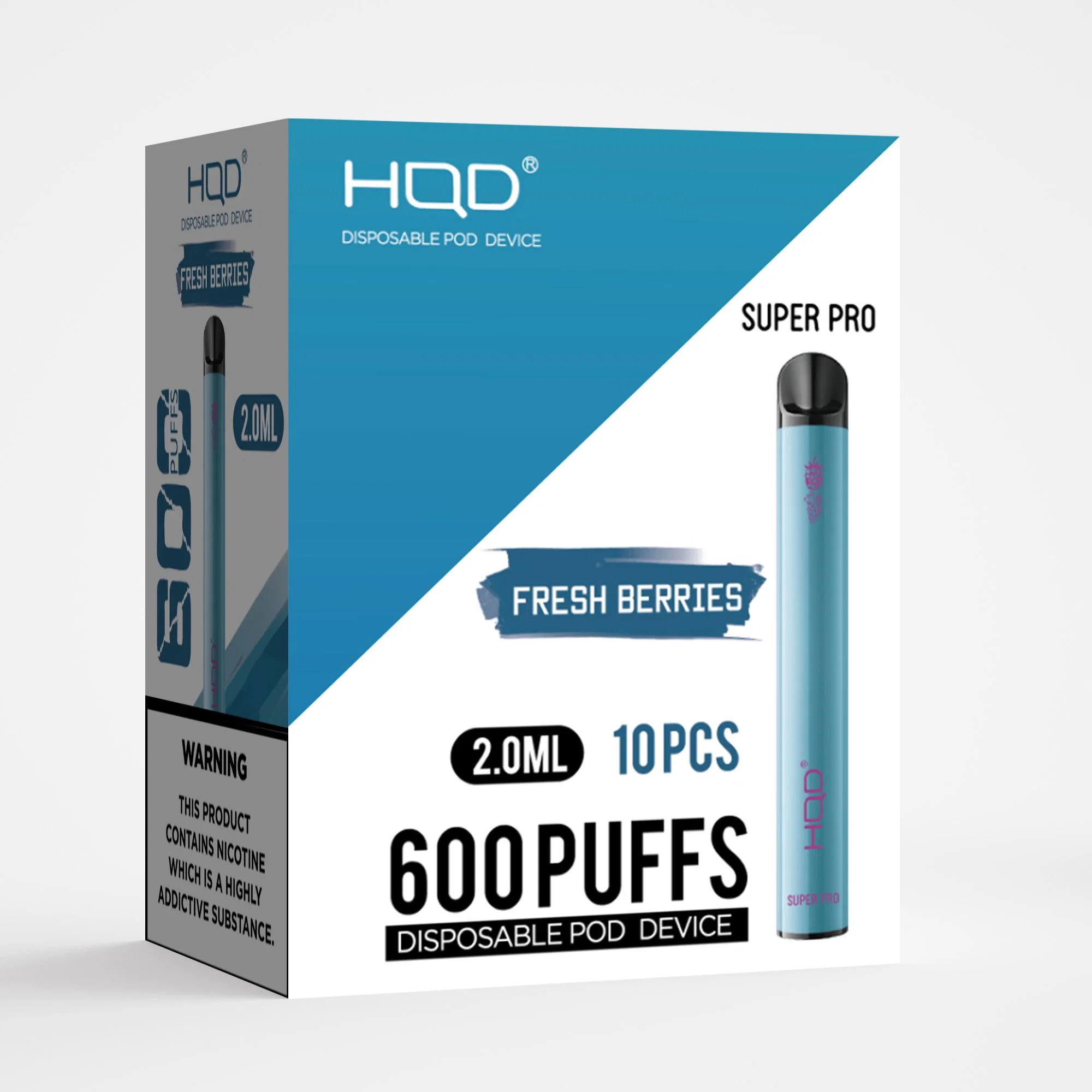 HQD Vape Device Pod Mod Einweg 600puffs Super pro 1688 Puff