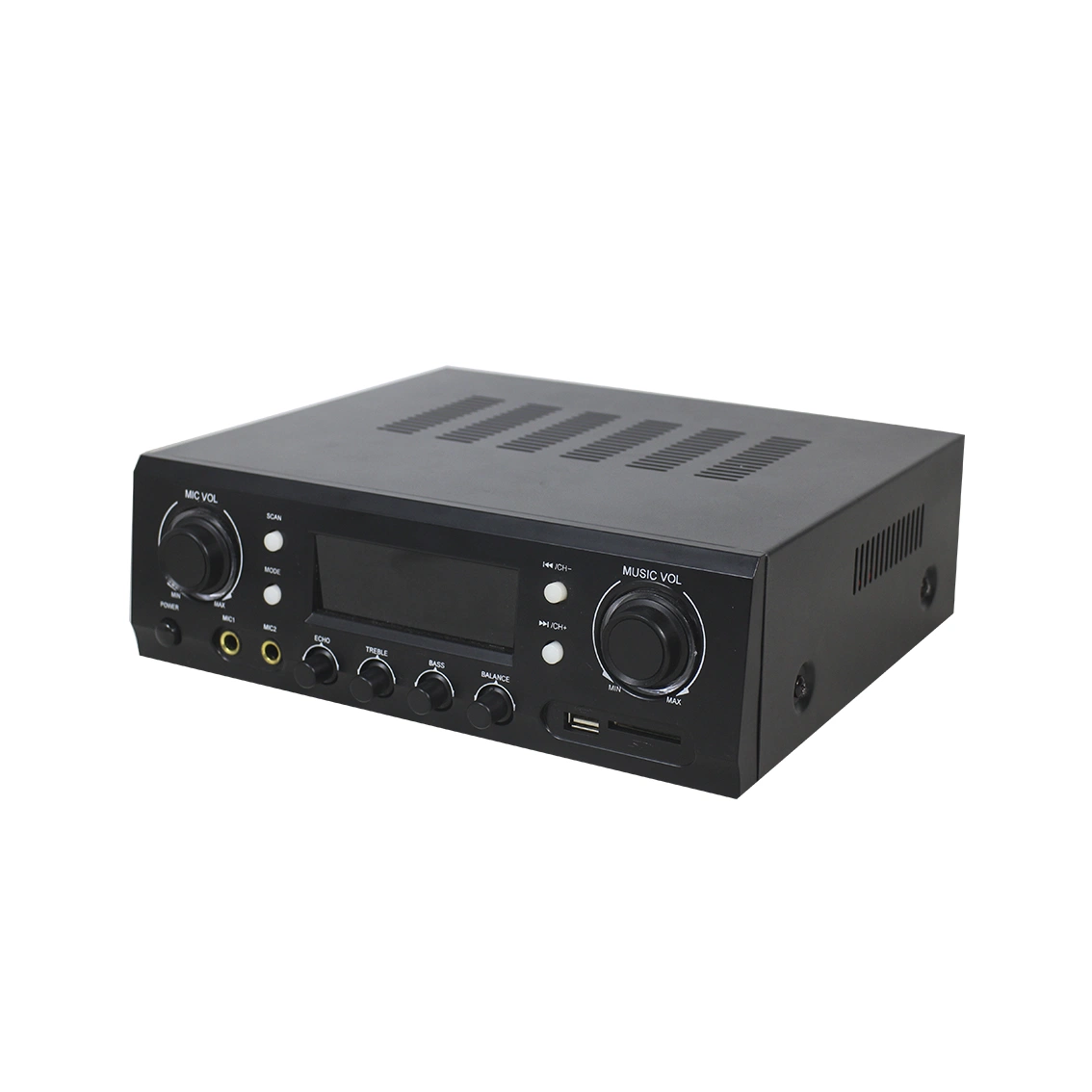 450W 5.1-CH Home Theater Bt 5.0 AV Power Amplifier Receiver HD Optical Coaxial DSP Audio Amplifier