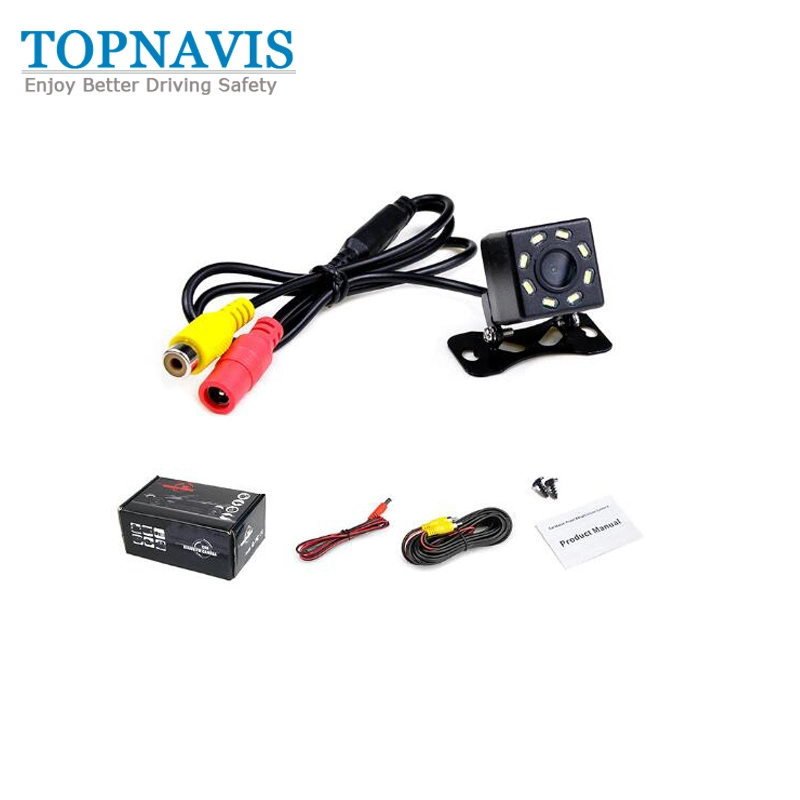 Night Vision Car Reverse Camera with 8 White Lights