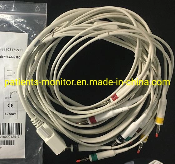 Philips Pw Tc20 ECG/EKG Long 10-Lead Patient Cable Ref 989803175911