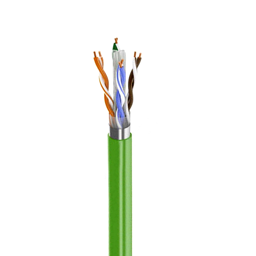 كبل شبكة الاتصال المحلية (LAN) لشبكة الاتصال القياسية CAT6A FTP أو CAT6A F-UTP كابل البيانات