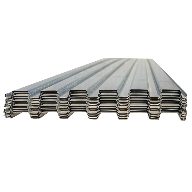 Tôle d'acier ondulé / tôle d'acier au carbone / acier galvanisé prépeint Couverture de toiture / carreau de couverture bleu rouge