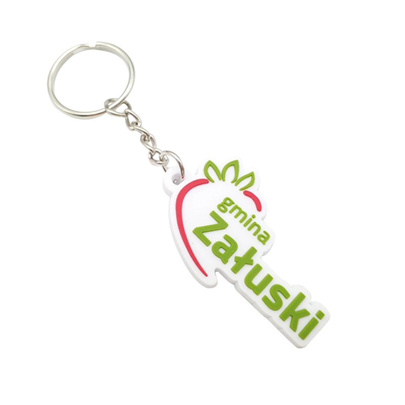 Cheap Customized 2D/3D PVC Rubber Key Chain Heat Transfer Plastic Souvenir Key Ring for Advertising Promotional Gift (KC-P47)