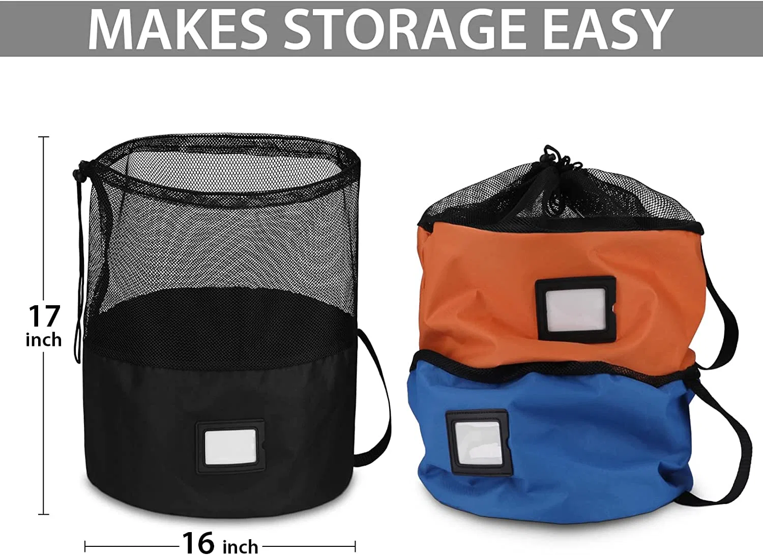 RV Hose Storage Bag with Editable Cards for Fresh Water Hoses, Sewer Hoses, Electrical Cord and Accessories Bags