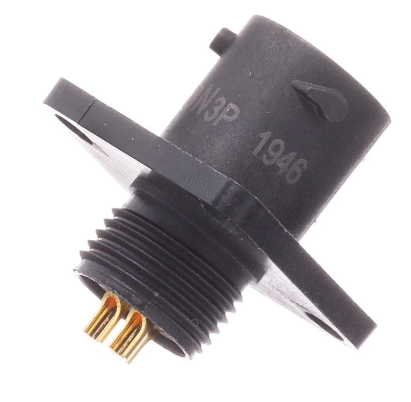 Conector automático, flange quadrada, Rcpt 3, POS SZ, 8 pinos Conector circular padrão da tomada Rts08n3p