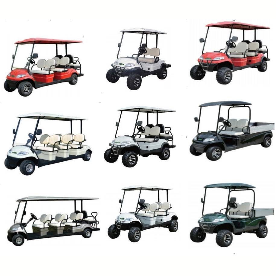 Electric Golf Cart/Buggy/Gas Powered Golf Cart/2seats/4seats/6seats/8seats/10sets/12seats/14seats