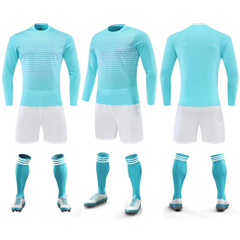 Custom Cheap Quick Dry Long Sleeve Goalkeeper Soccer Uniform Sets Football Soccer Jersey