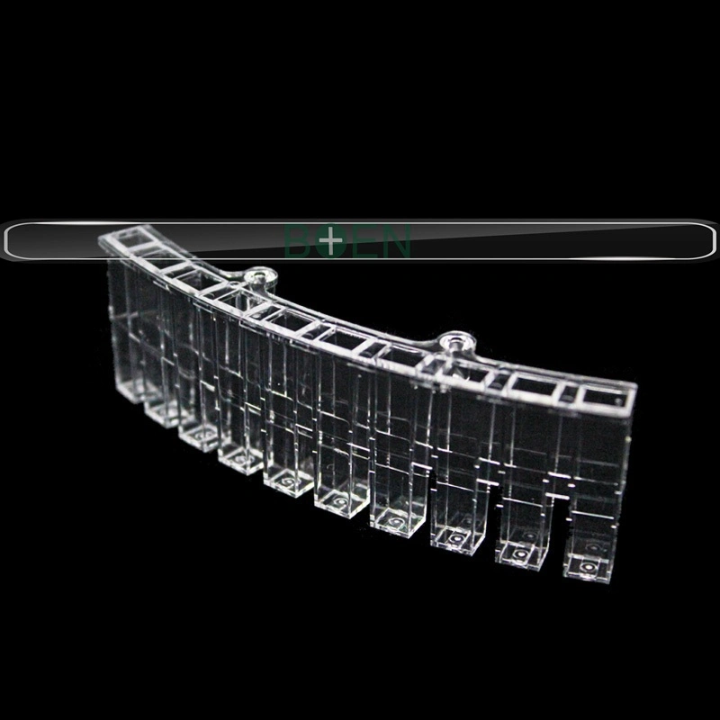 Laboratory Plastic Disposable Sample Cup 10-Hole Reaction Cuvette BS200 for Mindray Chemistry Analyzer