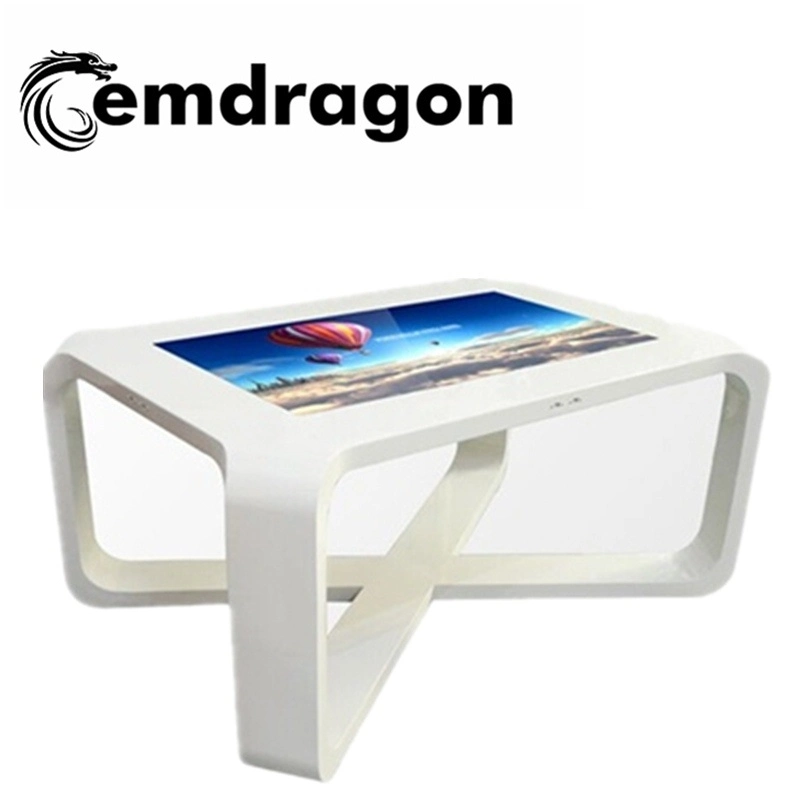 Android LCD Advertising Screen 43 Inch Multi Points Touch Table 4G WiFi Hotspot Modem Advertising Display Player Digital Signage