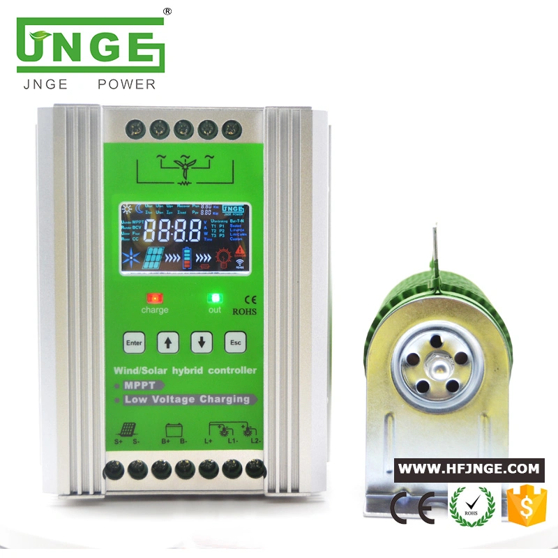 JNGE 48V 2000W Wind Turbine Charge controller with Wind Generator MPPT Boost Charging Function and Dump Load Device Optional WiFi GPRS