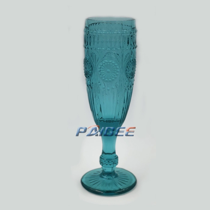 Paibee Crystal Glasses Drinking Cup Wine Glass Wedding Solid Color Wind Cup Simple Cheap Glass